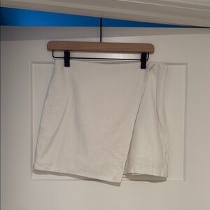 White Linen Skirt - Med